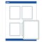 Avery Printable Rectangle Labels, Gold Dots with Blue Border, 4" x 3-1/3", Matte White Rectangle Labels, Permanent, Laser/Inkjet, 40ct, Great for Product Labels
